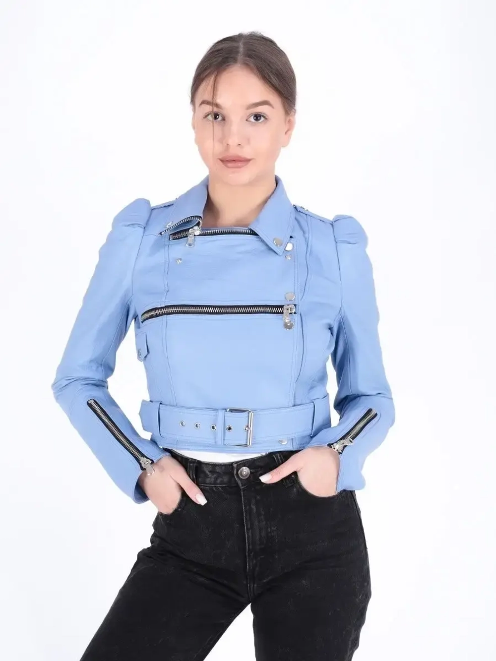 Куртка женская из натуральной кожи