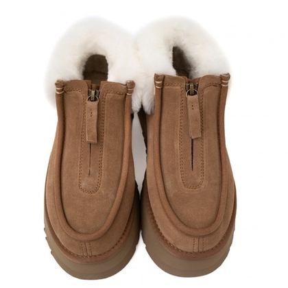 UGG Funkette Platform Boots Chestnut