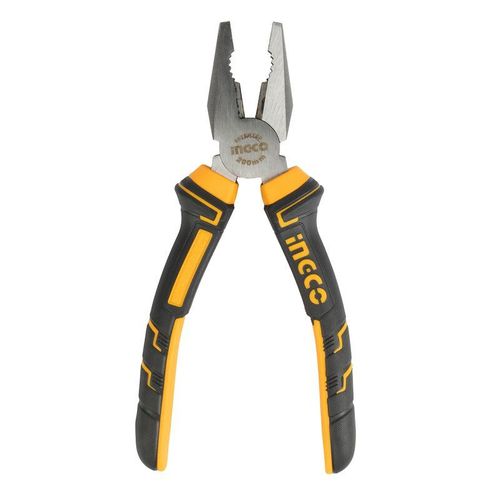 Плоскогубцы INGCO 200 мм с двухкомпонентной рукояткой
