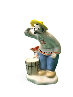 &&& Фарфоровая статуэтка "Рыбак летом" (Полонне ЗХК)