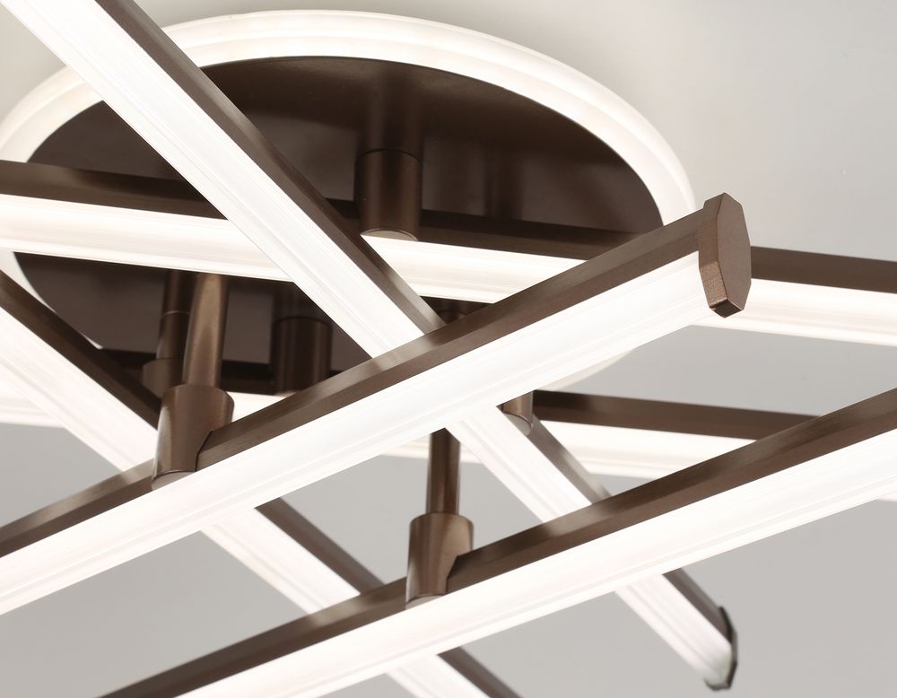 Ambrella Потолочный светодиодный светильник с пультом LineTech FL6253