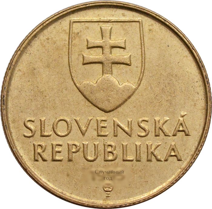 1 крона 1993-2008 Словакия XF