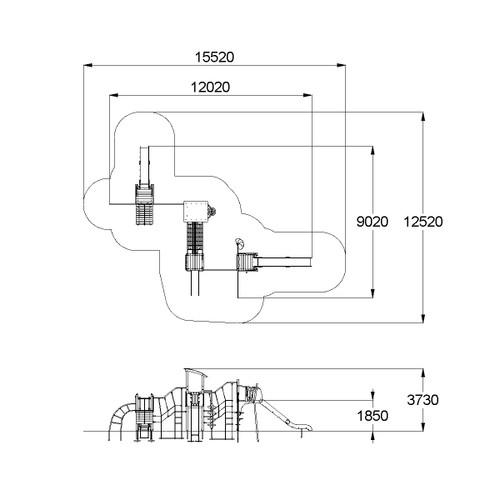 Детский игровой комплекс «Ларикс»