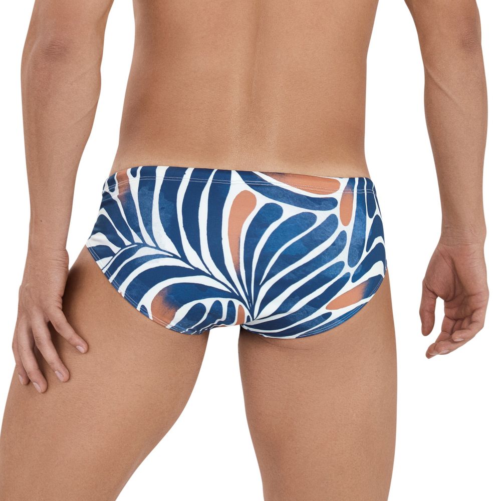 Мужские плавки с темно-синим принтом Clever ENIGMA SWIMSUIT BRIEF 115708