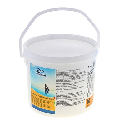 Кемохлор Т хлорные таблетки 200 г 5 кг