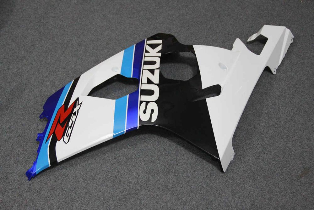 Комплект пластика для мотоцикла Suzuki GSX-R600/750 04-05 Сине-Бело-Черный