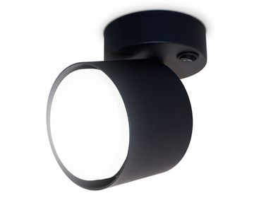 Накладной спот с выключателем 1*GX53 TA133 BK черный D79*134*D84 Techno Spot Move Ambrella