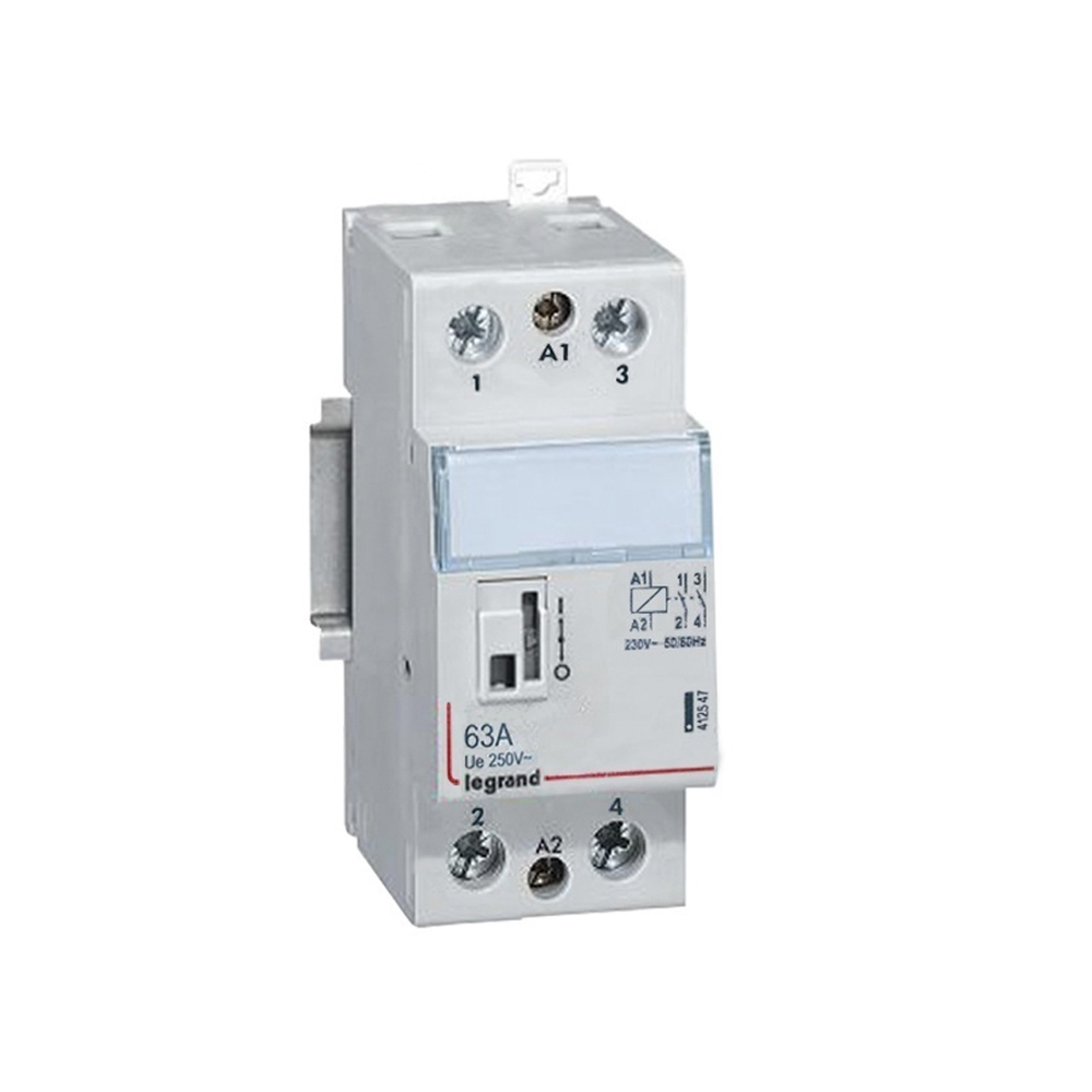 Модульный контактор Legrand 412547 2НО 63А CX³ 250/230В AC с руч.управления