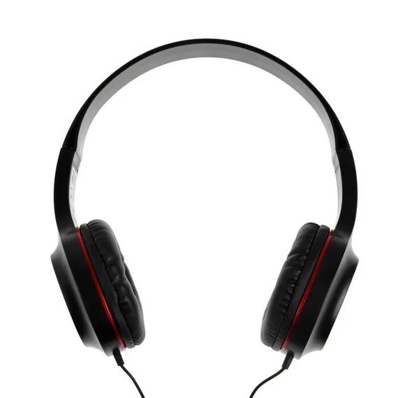 Комплект наушников Hoco W24, проводные, полноразмерные + вакуумные, проводные, красные