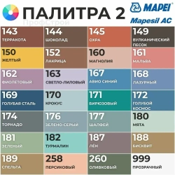 Герметик Mapei Mapesil AC цвет №100 Белый 310 мл - Силикон монтажный водонепроницаемый сантехнический герметизирующий для ванной, кухни, сантехники, плитки, с защитой от плесени, водостойкий