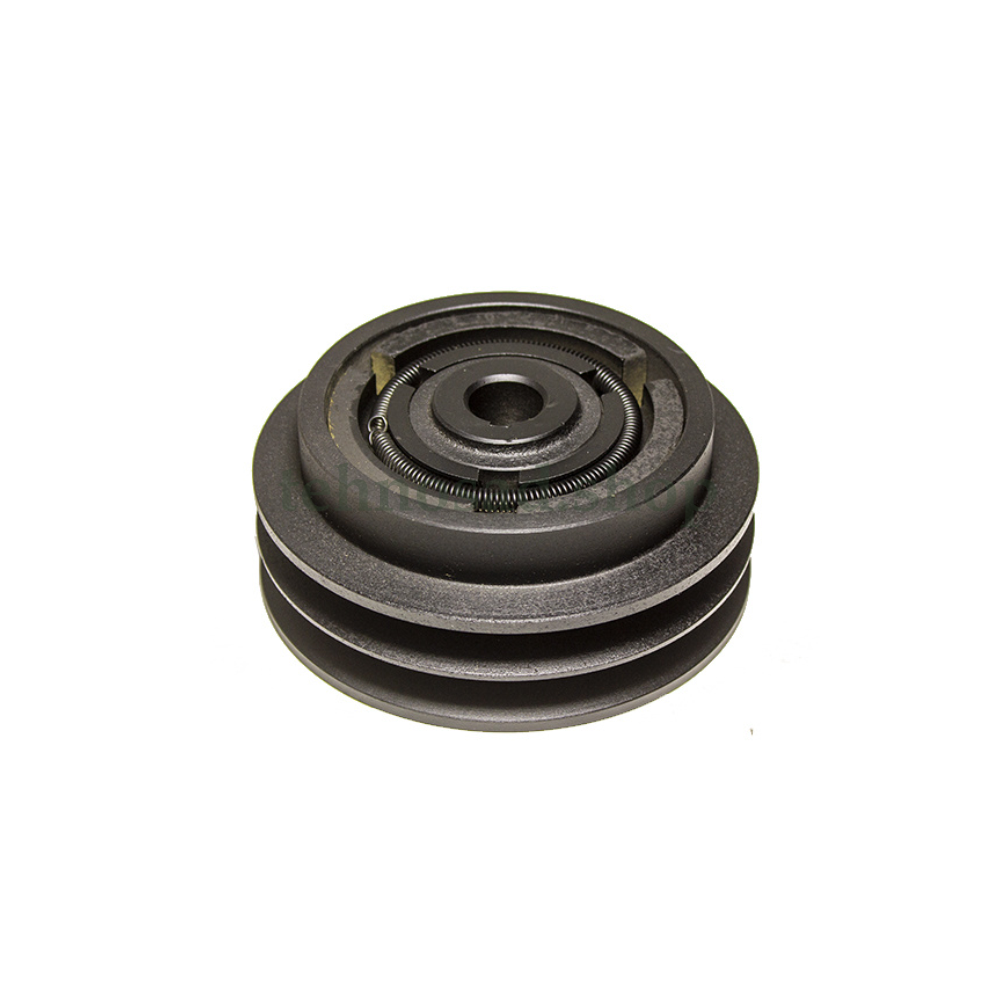 Муфта сцепления для виброплиты профиль ремня А диаметр 130 вал 19 мм (2 ремня)