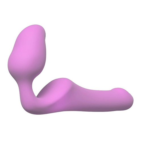 Сиреневый безремневой страпон 14,5см Adrien Lastic Queens S