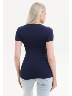 Футболка летняя с V-вырезом