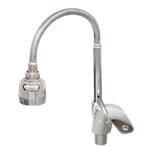 67-0-728 Смеситель стандарт однорычажный для кухни, гайка, рефлектор, керамический картридж 40мм