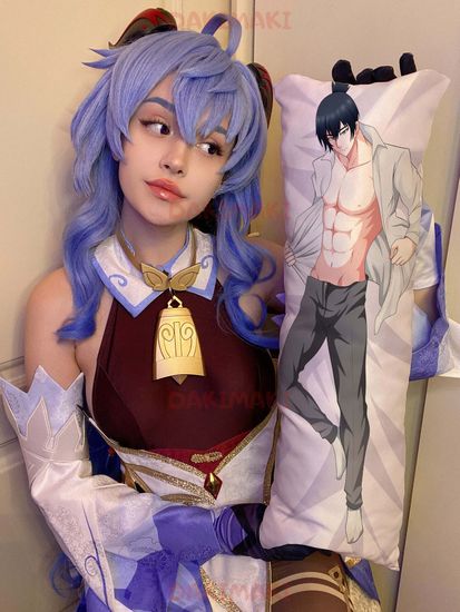 Мини дакимакура Аки Хаякава из Человек-бензопила арт. M0882, 60х20 см