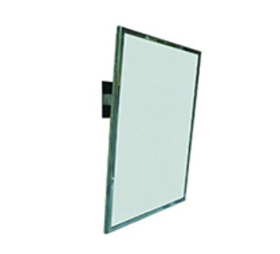 Зеркало настенное наклонное 700х500 мм нерж. сталь NOFER 08023.S матовый