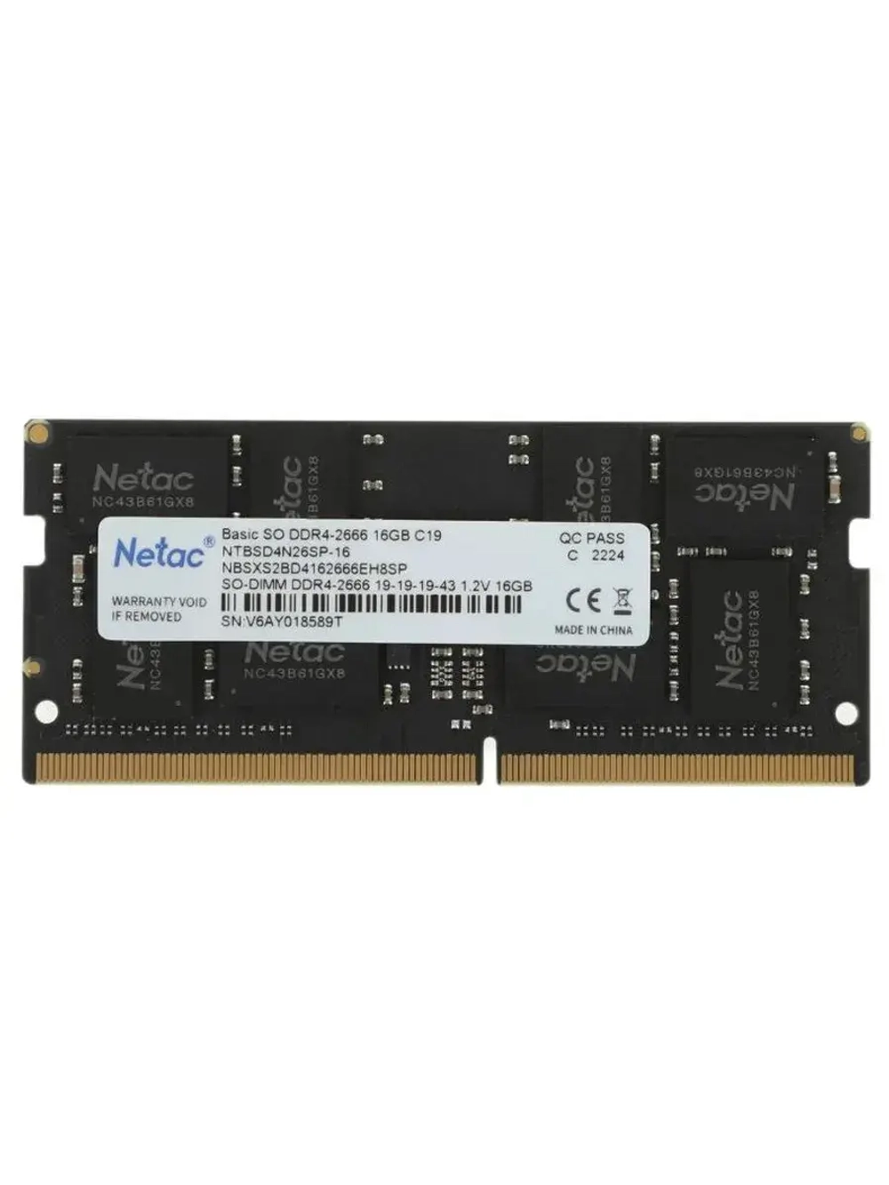 Оперативная память Basic NTBSD4N26SP-16 16 ГБ
