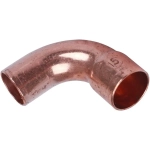 Отвод однораструбный под пайку, Ду 6-76, 90°, тип 5001A (S370V), Sanha