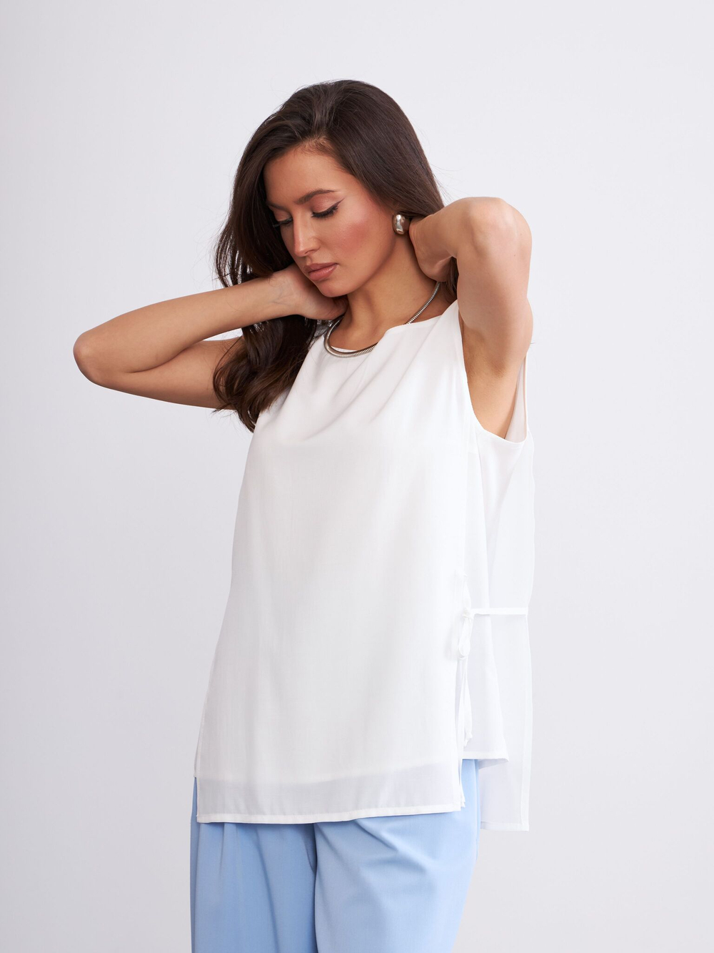 Блузка женская, Модный дом Виктории Тишиной, Карен, размер M