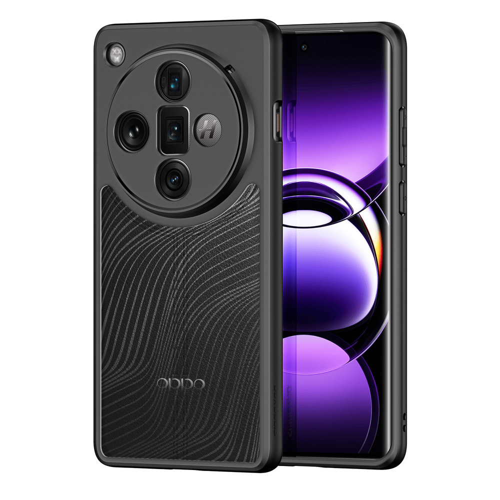 Тонкий чехол с мягкими рамками от Dux Ducis для смартфона OPPO Find X7 Ultra, серия Aimo Series Case