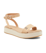 Льняное босоножки Tommy Hilfiger - песочный(FW0FW08051)