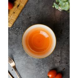 Салатник 510 мл d 15 см h6 см оранжевый фарфор "The   Eco" P.L. Proff Cuisine [6]