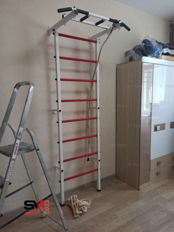 Монтаж шведской стенки Sv Sport в бетонные, кирпичные стены