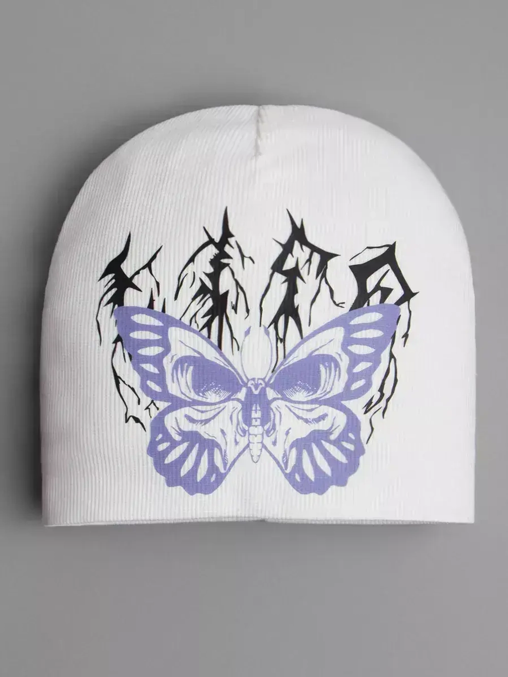 Шапка для девочки трикотажная осенняя y2k