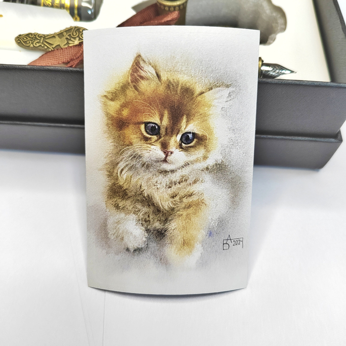 Наклейка на карту "Котёнок"