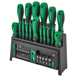 Отвертки в комплекте с битами, набор 39пр. RockFORCE RF-7039