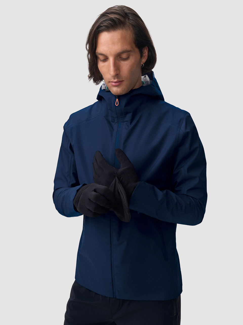 Перчатки 2 в 1 унисекс Винд черные