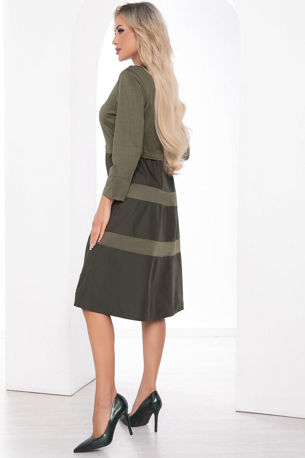 Платье Земфира (хаки) П11439 LT Collection (Акция)
