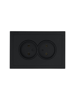 ZIMA Розетка двойная 704-4200-127BQC