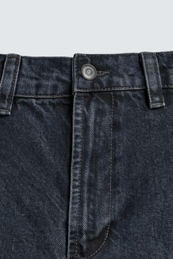 ZARA ДЖИНСОВЫЕ БРЮКИ ЧИНОС, СИНИЙ