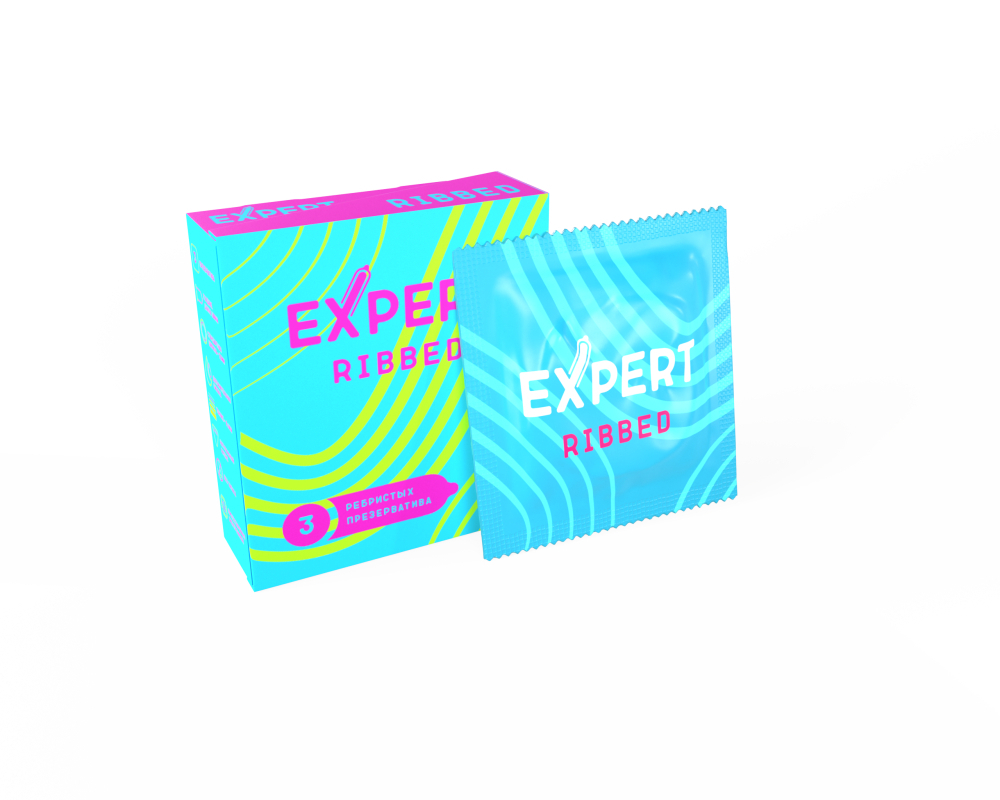 Презервативы Expert Ribbed 3 шт