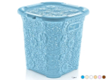 Корзина 15л многофункциональная "Ажурная", цвет голубой