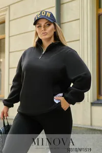 Костюм 1519-черный Minova