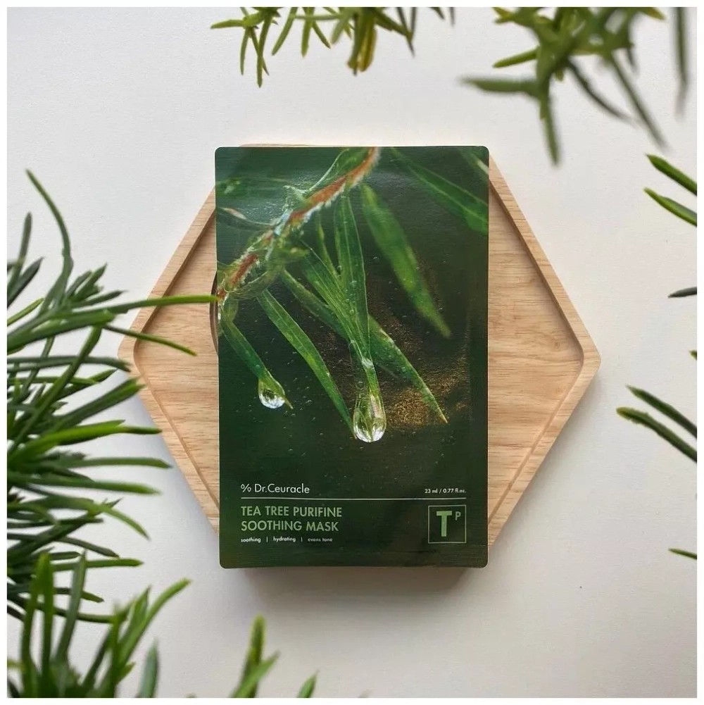 Dr.Ceuracle Маска для лица тканевая с чайным деревом - Tea tree purifine, 23мл