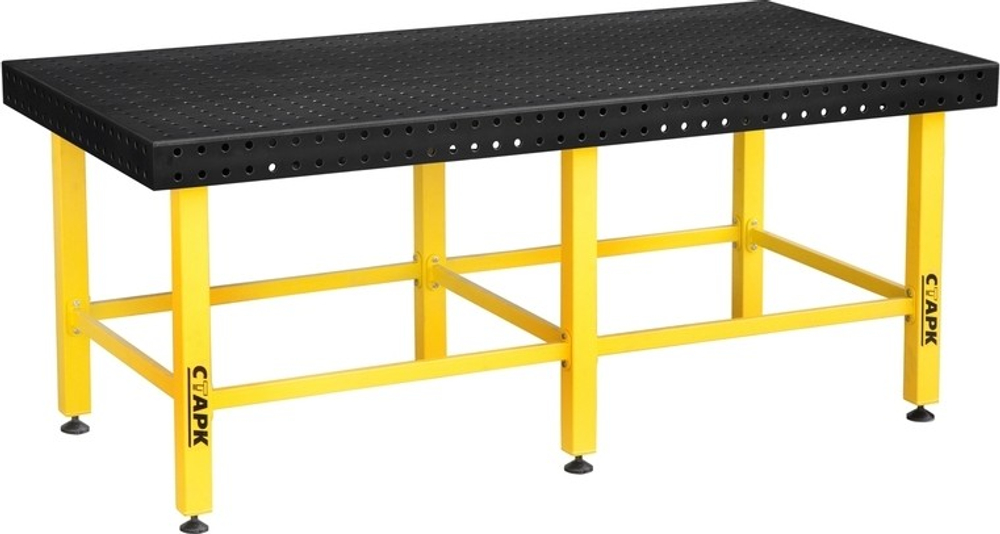 Стол сварочный Старк-Профи 2000х1000х100 (8мм) АЗОТИРОВАННЫЙ SSAB 4687205645845