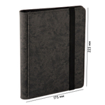 Альбом для хранения коллекционных карт 2х2 Blackfire со встроенными листами - черный