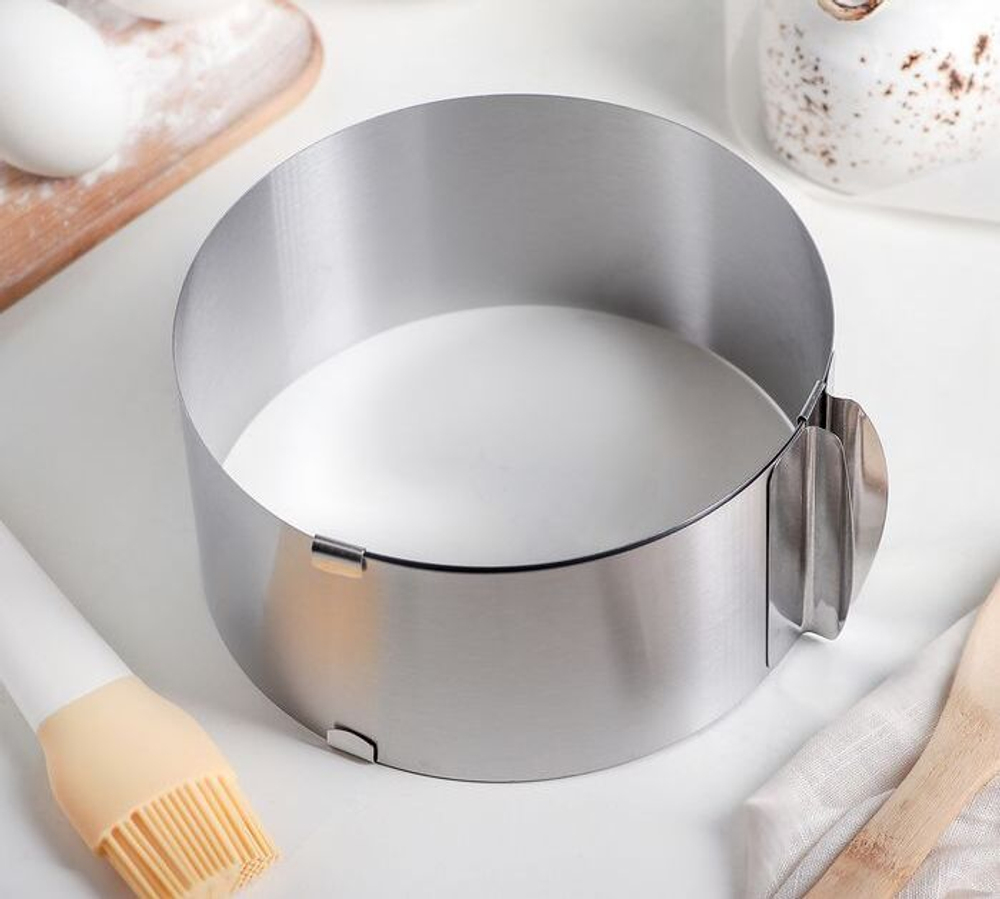 Форма для выпечки с регулировкой размера h-10 D 16-30см