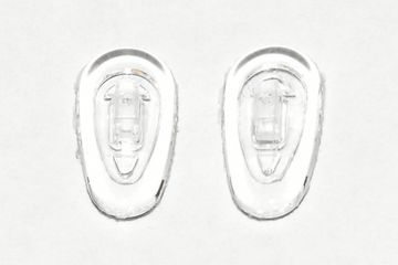 Носоупор парный силиконовый на защелке LCH31, каплевидный (14 мм), 10 пар