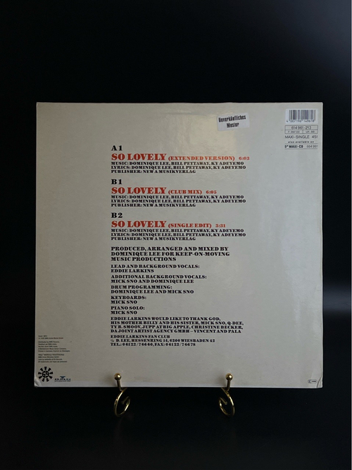 LP Eddie Larkins - So lovely. Фирменный винил. Виниловая пластинка 12 дюймов. BMG Мюнхен 1992 год