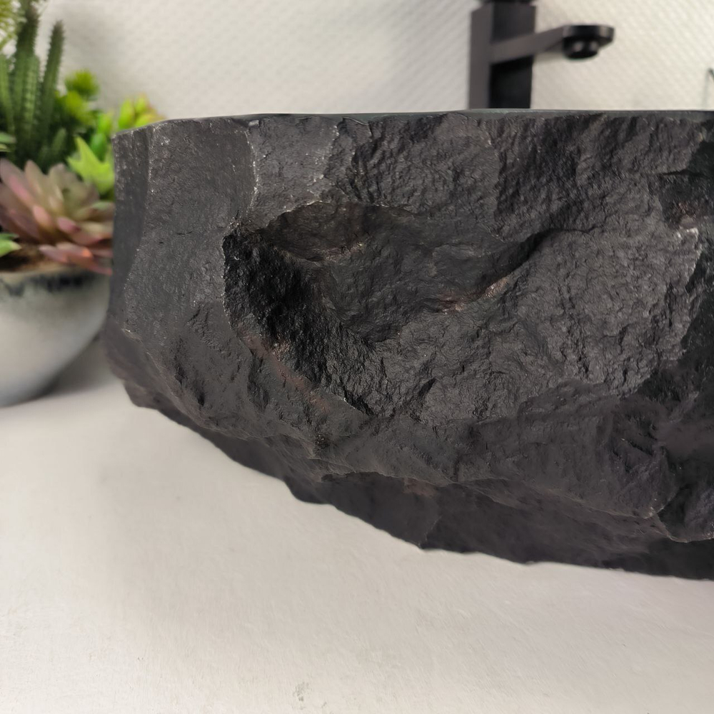 Раковина из андезита Erozy Black EA-65001 63*43*15 0039