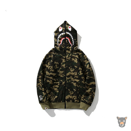 Двустороннее зип-худи Bape x OVO