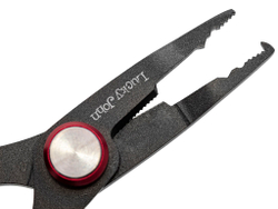 Ножницы для плетёнки с разжимом для заводных колец Lucky John MICRO GAME