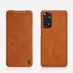 Кожаный чехол-книжка Nillkin Leather Qin для Xiaomi Redmi Note 11 / 11S