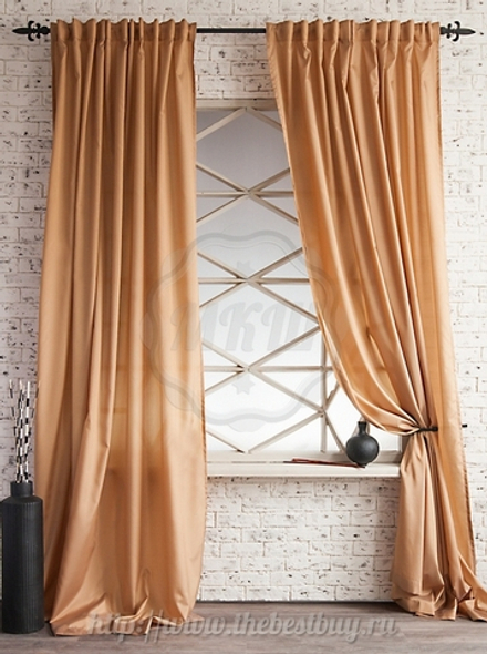 Шторы для гостиной: Лори (арт. BL01-113-04)  - (170х270)х2 см.  - (Возможна высота 250 см.) - бежевый