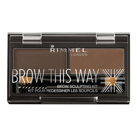 Тени и наборы теней для бровей Rimmel London Brow This Way Dark Brown 2,4 g