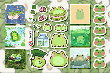 Стикерлист "Лягушки"